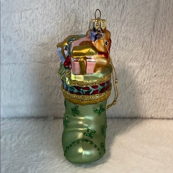 Fitz and Floyd Vintage Christmas Stocking - Picture 3 of 3